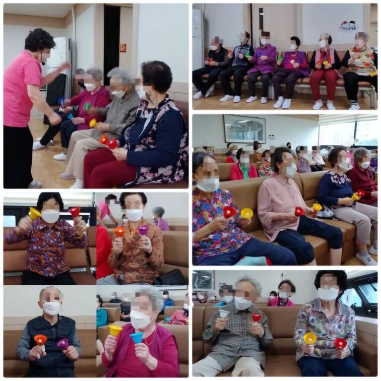 음악치료 - 핸드벨 연주하기
